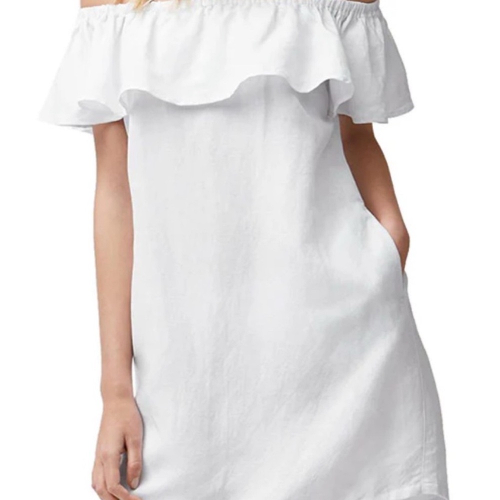 Tommy Bahama Strapless White Dress